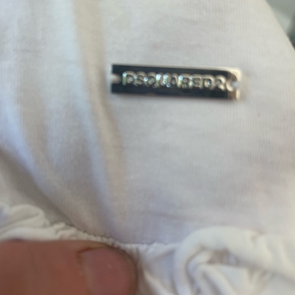 DSQUARED2 White Ruffled T-Shirt - Picture 2 of 7